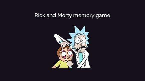 Rick & Morty Memory Game cover